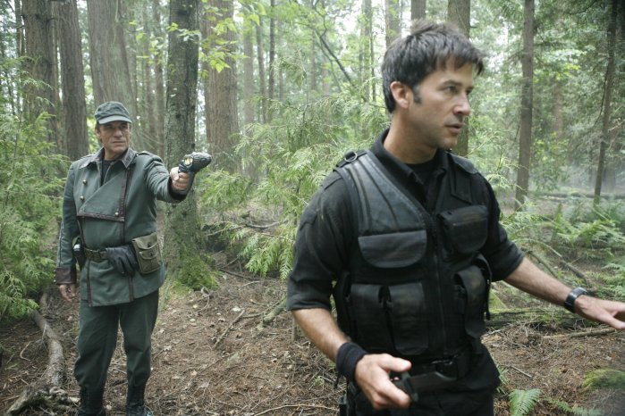 On the mainland, Lt. Colonel John Sheppard (Joe Flanigan) runs across an old enemy he thought was dead.
