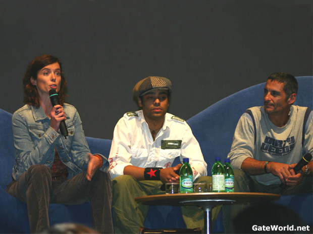 Torri, Rainbow and Cliff take centre stage at the Armageddon Pulp Expo in Auckland, New Zealand, October 22 to 24, 2005.
