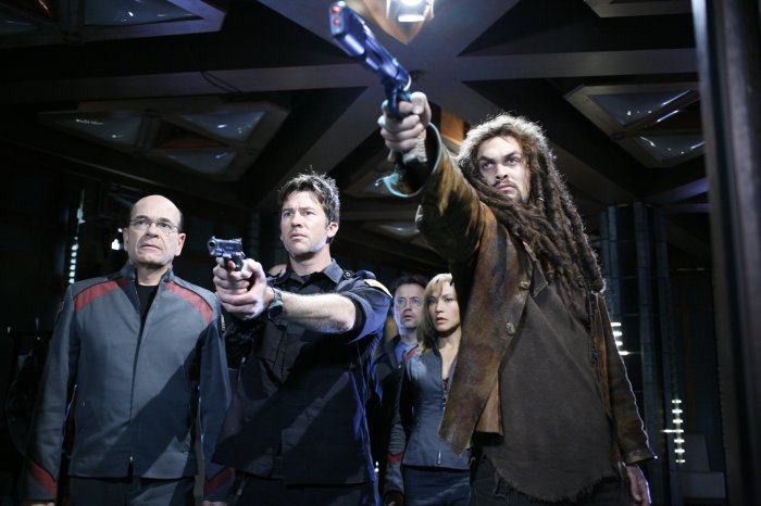 Woolsey, Sheppard, and Ronon
