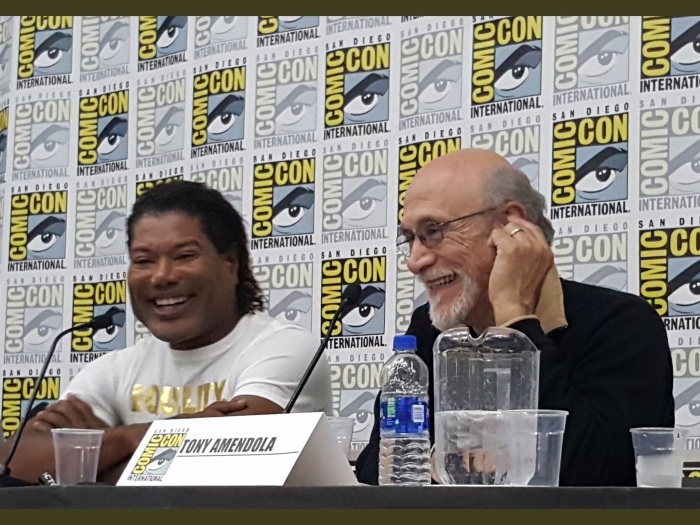 Christopher Judge and Tony Amendola reminisce about their Stargate years on the Thursday panel
