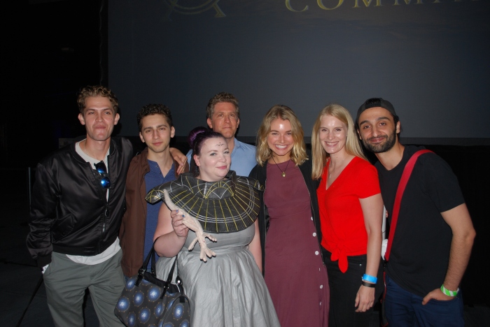 The Origins cast with Stargate fan Sonia Melinkoff @NerdyNovelty
