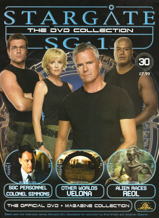 Stargate SG-1 DVD Magazine #30
Keywords: DVD, Collection
