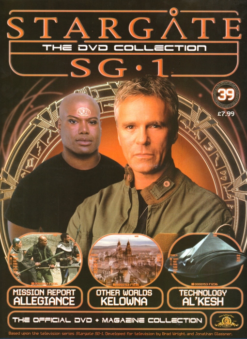 Stargate SG-1 DVD Magazine #39
Keywords: DVD, Collection