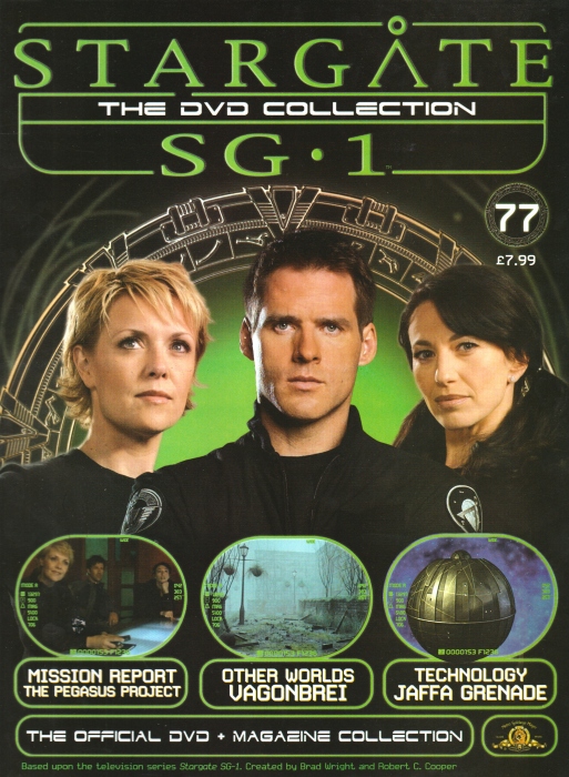 Stargate SG-1 DVD Magazine #77
Keywords: DVD, Collection