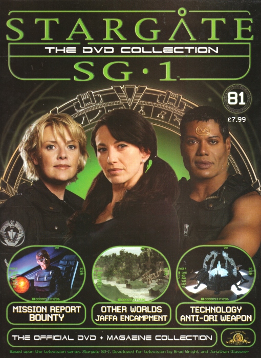 Stargate SG-1 DVD Magazine #81
Keywords: DVD, Collection