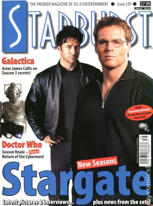 Starburst #339 (Summer 2006)
Keywords: Atlantis, SG-1, Daniel Jackson, John Sheppard
