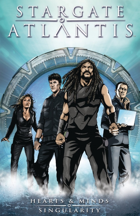 Stargate Atlantis (Volume Two)
This 144-page paperback collects all three issues of "Hearts & Minds" and three issues of "Singularity."
Keywords: comic, graphic, novel, tp, trade, paperback, pb, sga, atlantis, singularity, hearts, minds