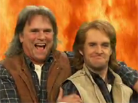Richard Dean Anderson and Will Forte