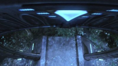 A fully spinning Stargate in Season One's "Lost"