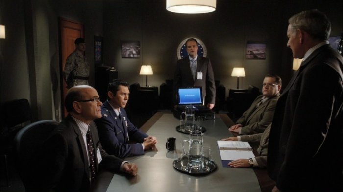 The SGU episode "Seizure" served as a mini-Atlantis reunion for Picardo and David Hewlett