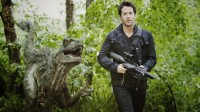 Look behind you! Evan Cross (Niall Matter) is stalked by a nasty predator in a scene from the series.