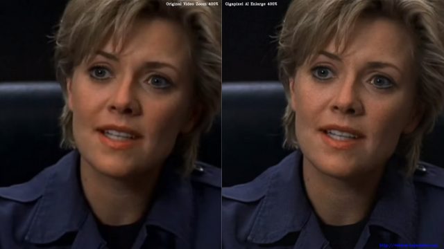 Stargate SG-1 AI upscaling comparison