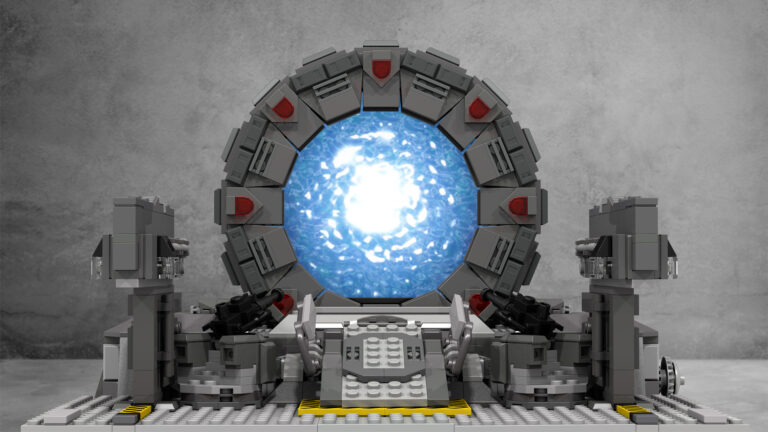 LEGO Stargate Command Gate Room with Active Puddle (Eredonius)