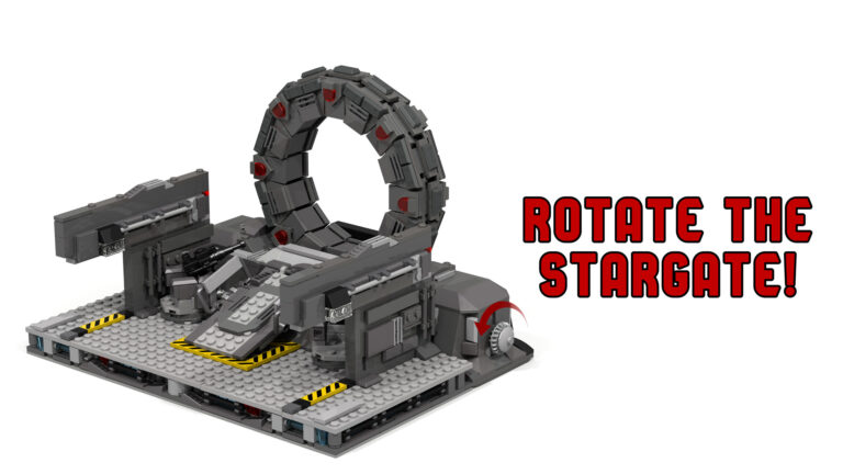 Rotate the Stargate! LEGO Stargate Command (Eredonius)