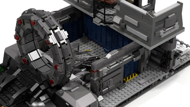 LEGO Stargate Command Gate Room Blast Doors Closed (Eredonius)