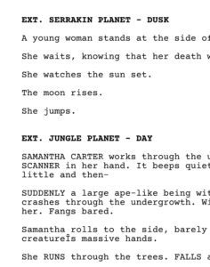 The Companion Stargate A.I. Version 2.0 (Script Sample)