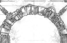 Concept art for Orlin's Stargate ("Ascension")