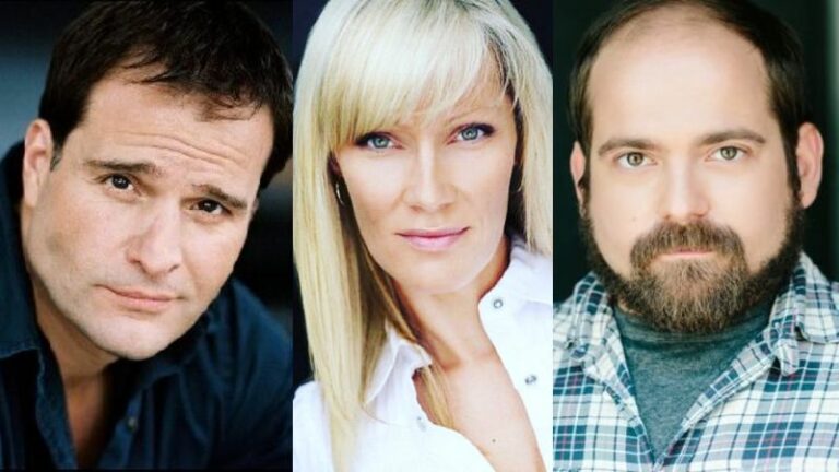 Peter DeLuise, Andee Frizzell, and Jeff Gulka