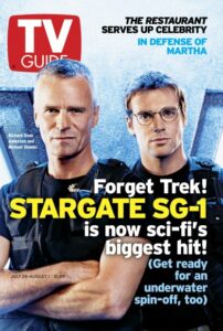 Stargate SG-1 TV Guide cover (July 2003)