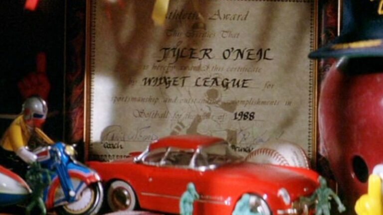 "Tyler O'Neil" certificate ("Stargate" the Movie)