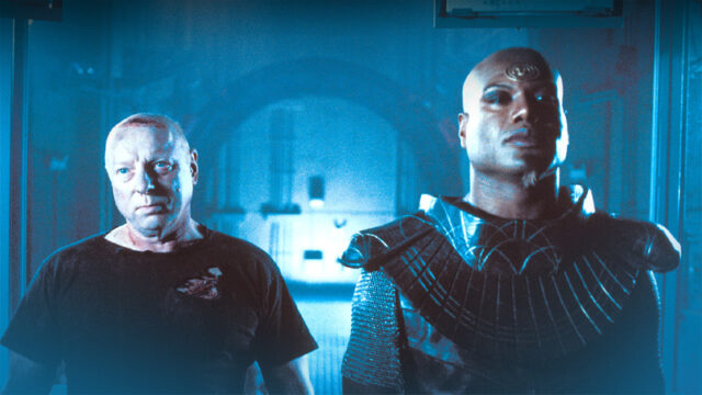 General Hammond and Teal'c ("Point of View")