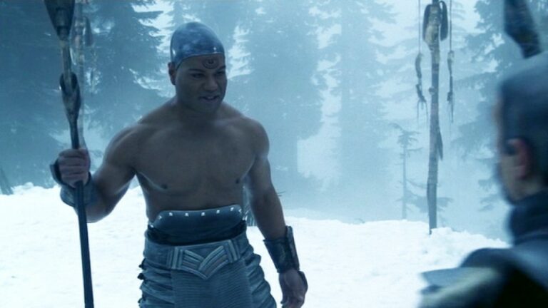 Teal'c in the snow ("Threshold")