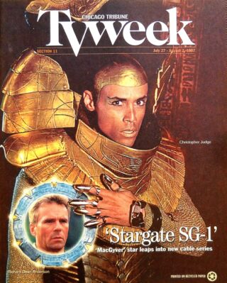 Peter Williams on the cover of the Chicago Tribune's "TV Week" magazine (July 1997)