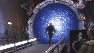 Mitchell walking towards the Stargate ("Ripple Effect")